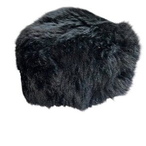 Speltz Schalm Weinbohla black sheepskin fur hat
